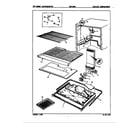 Maytag NNT196J/9G45A freezer compartment diagram