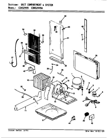 Unit compartment & system