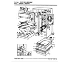 Maytag CDNS24V9A/BR86A fresh food compartment diagram