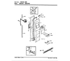 Maytag CDNS24V9A/BR86A freezer door diagram