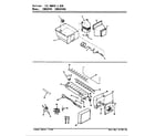 Maytag CDNS24V9A/BR86A ice maker & bin diagram