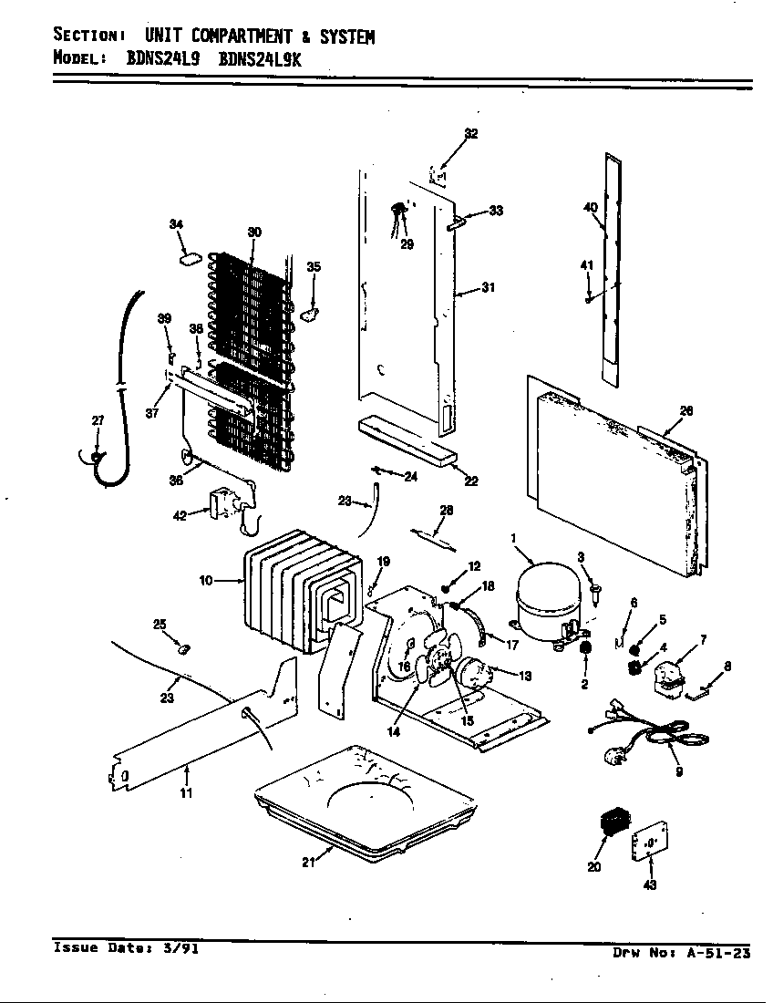 Unit compartment & system