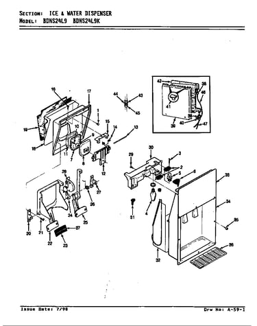 Ice & water dispenser