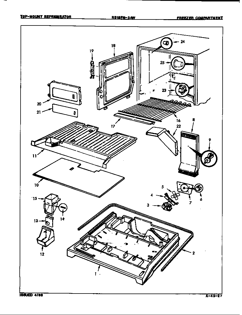 Freezer compartment