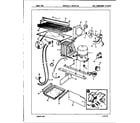 Magic Chef RB17FY-1AL/7C35B unit compartment & system diagram