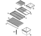 Maytag GT19A4XV shelves & accessories diagram