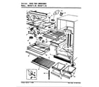 Magic Chef RB15KN-3A/AG19A fresh food compartment diagram