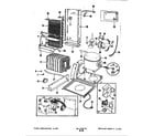 Magic Chef RC24DA-3AS/4L52B unit compartment & system diagram