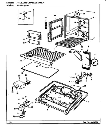 Freezer compartment