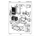 Magic Chef RC20EA-2A/5M41A unit compartment & system diagram