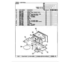 Magic Chef CM46FN-14T-02 turntable diagram