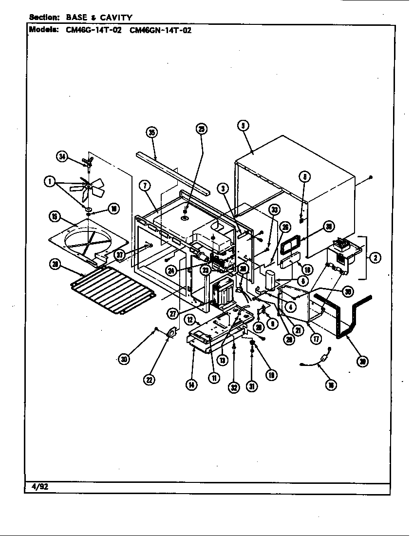 Base & cavity