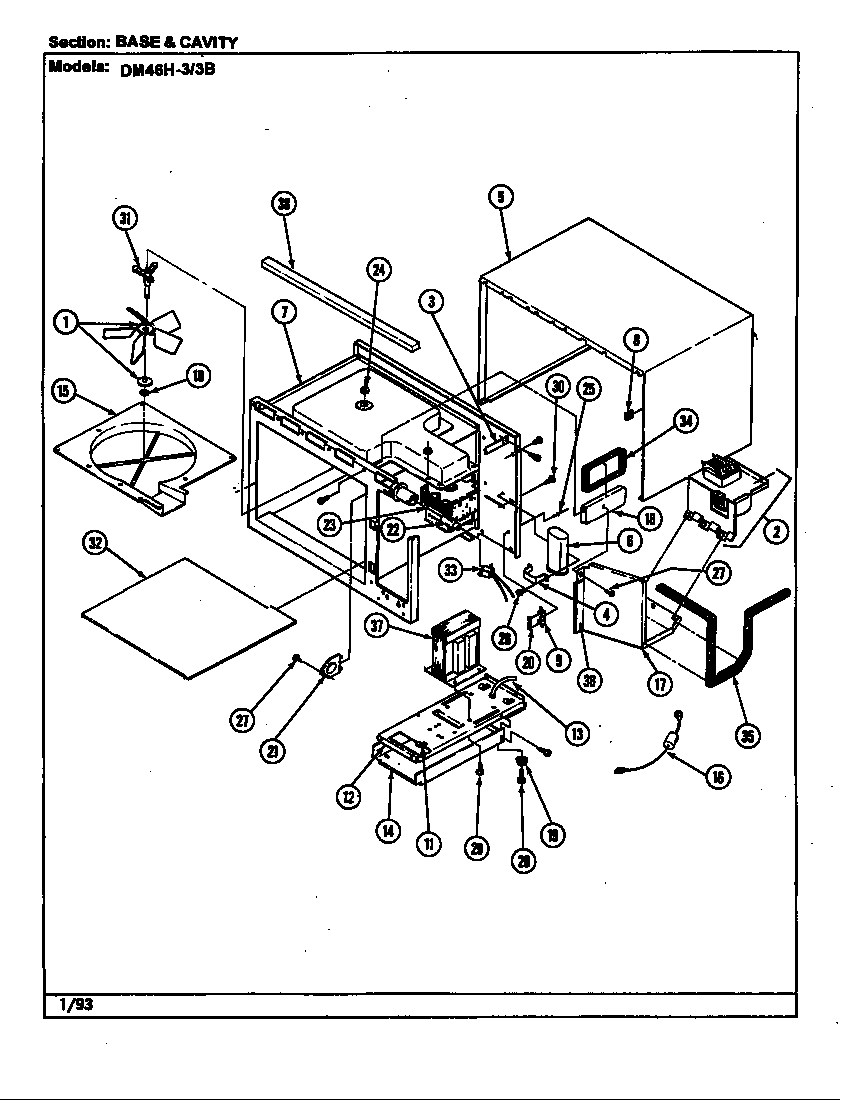 Base & cavity