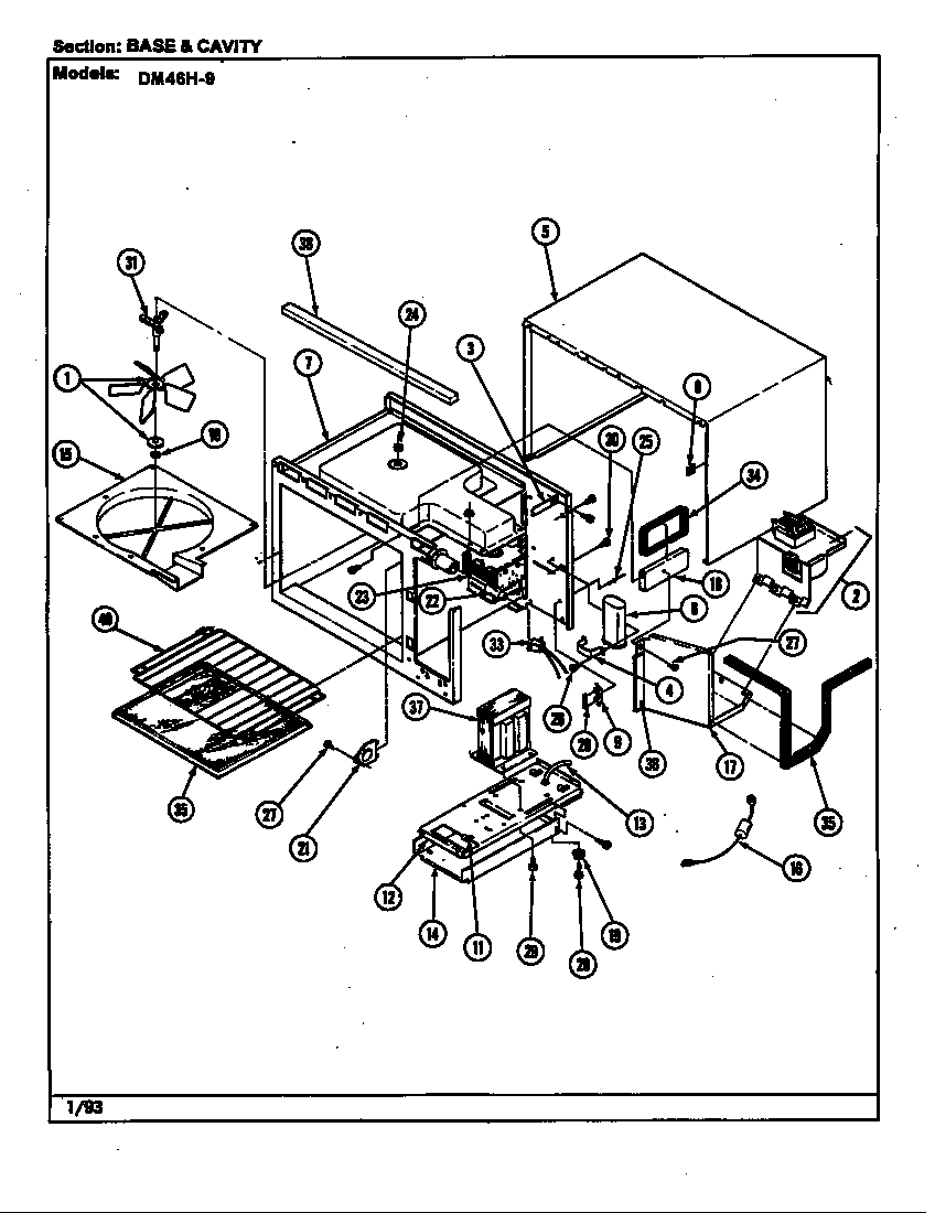 Base & cavity