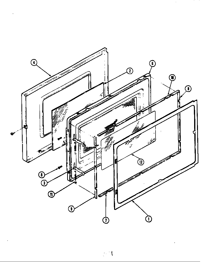 Door (dm60) (m5f-1-w9) (m60d)