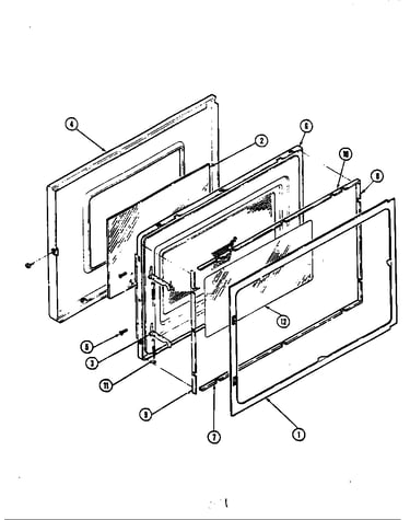 Door (dm60) (m5f-1-w9) (m60d)