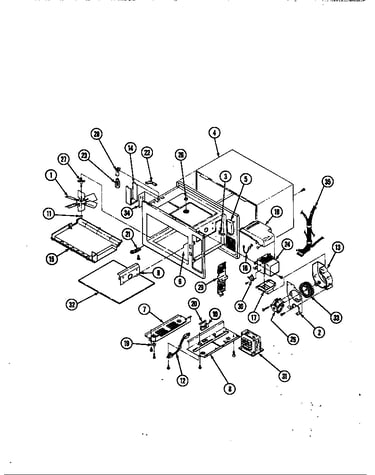 Base & cavity (dm60) (m5f-1-w9) (m60d)