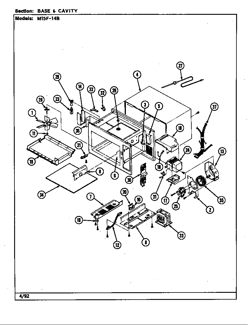 Base & cavity