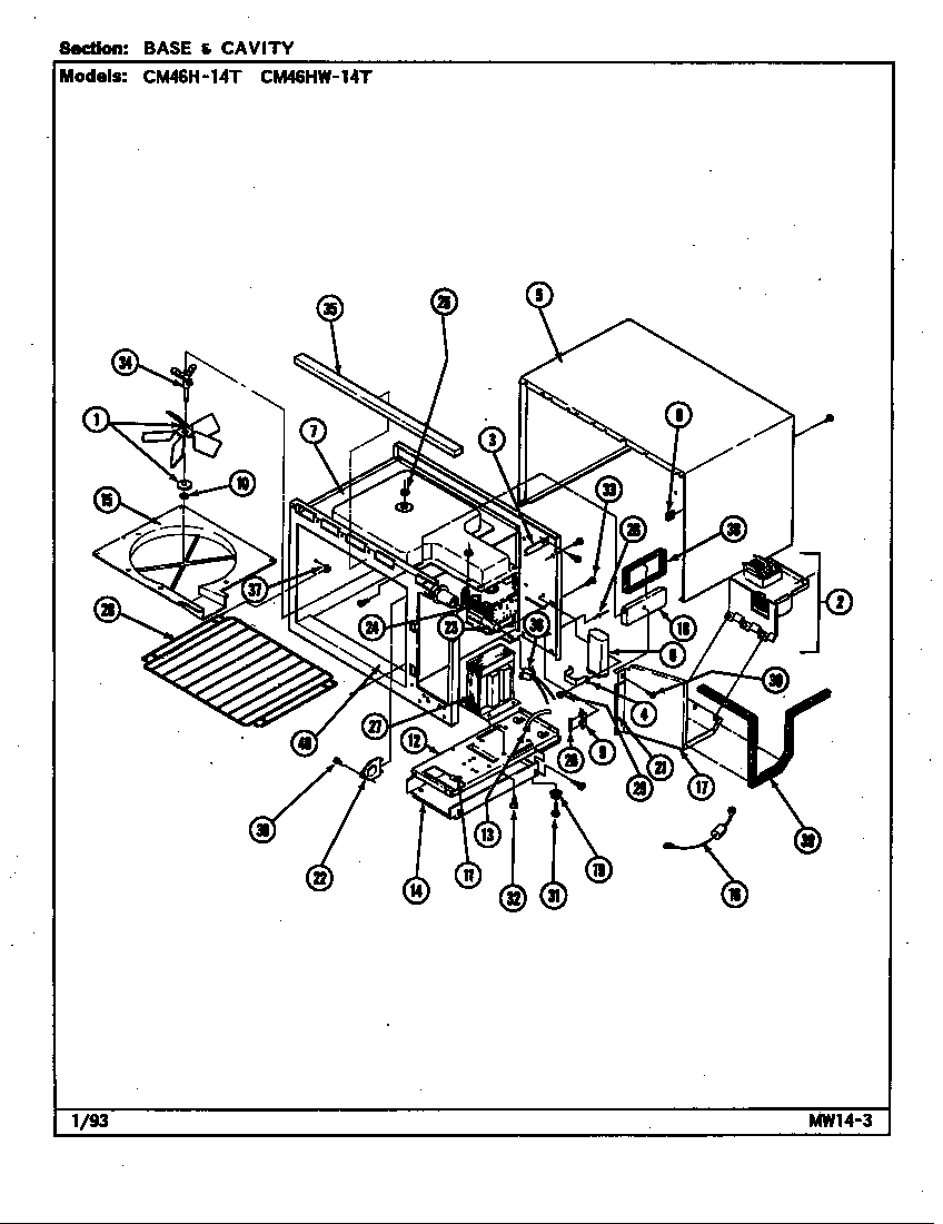 Base & cavity