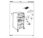 Maytag RC10H/E7S01 fresh food compartment diagram