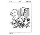 Magic Chef YG20FA5 cylinder & drive diagram