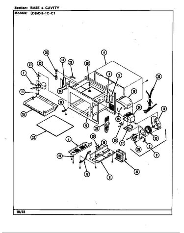 Base & cavity