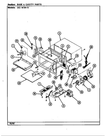 Base & cavity