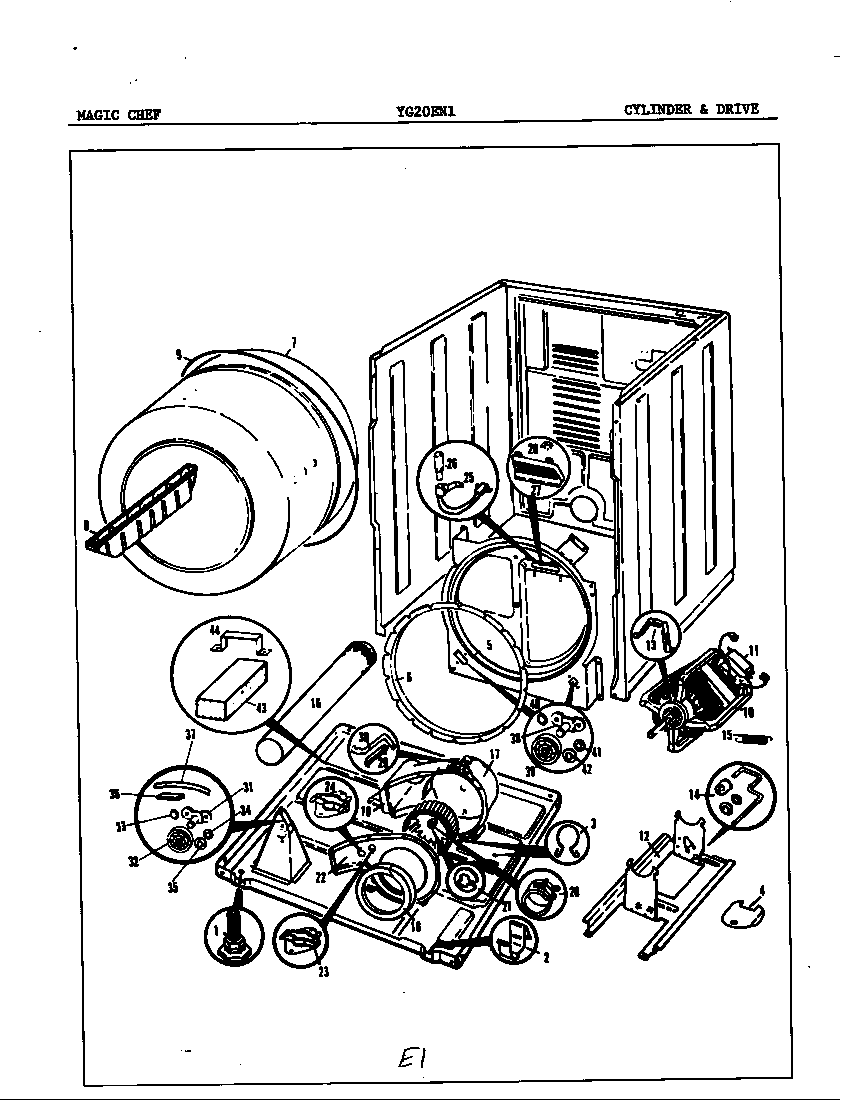 Cylinder & drive