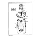 Magic Chef W20FN4 tub diagram