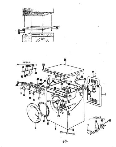 Cabinet & control panel