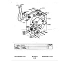 Magic Chef WCZ1050AM motor & water valve diagram