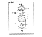 Magic Chef W20JA5S tub (rev. a-e) diagram