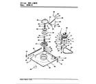 Magic Chef W20HV3S base & drive (w20ha3s) (w20hn3s) (w20hy3s) diagram