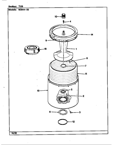 Tub (w20hn3s)(rev. a-e) (w20ha3s) (w20hn3s) (w20hy3s)