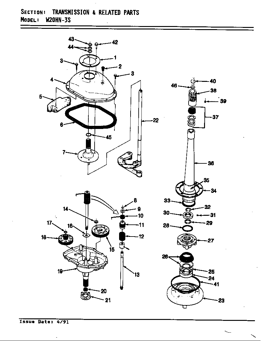 TRANSMISSION (W20HA3S) (W20HN3S) (W20HY3S)