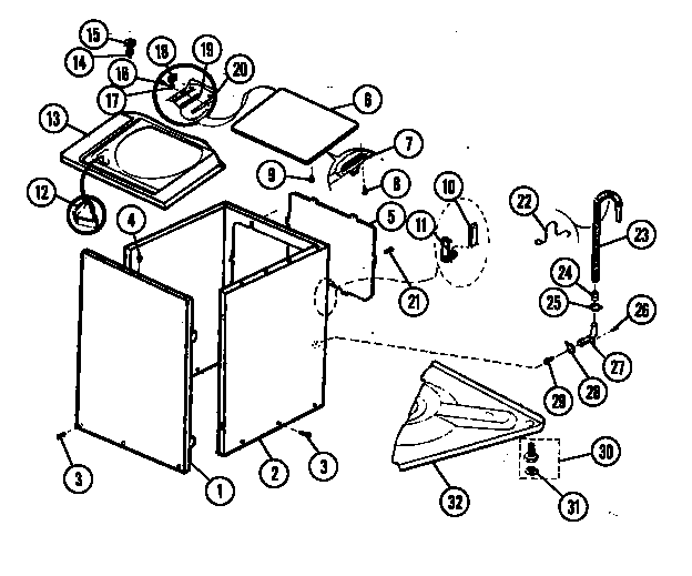 CABINET-WASHER