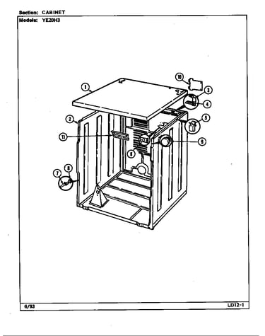 Cabinet (rev. g-k/10) (ye20ha3) (ye20hn3) (ye20hy3)