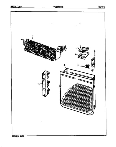 Heater (rev. e-f) (ye20ha3) (ye20hn3) (ye20hy3)