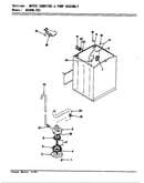 Water carrying & pump assembly