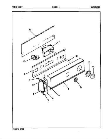 Control panel (rev. a-c)