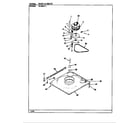 Magic Chef W18HA1 base & drive (rev. d) diagram