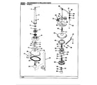 Magic Chef W18HA1 transmission & related parts (rev. d) diagram