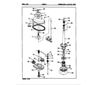 Magic Chef W20HY3 transmission & related parts (rev. e-j) diagram