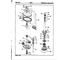 Magic Chef W20HY3 transmission & related parts (rev. k-l) diagram