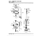 Magic Chef W20JA4S transmission & related parts diagram