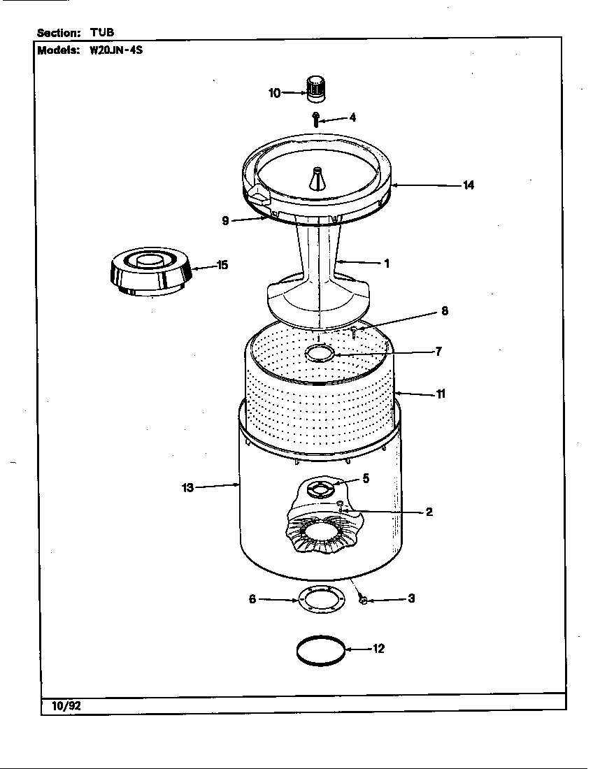 TUB (W20JN4S)(REV. A-E)