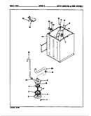 Water carrying & pump assembly