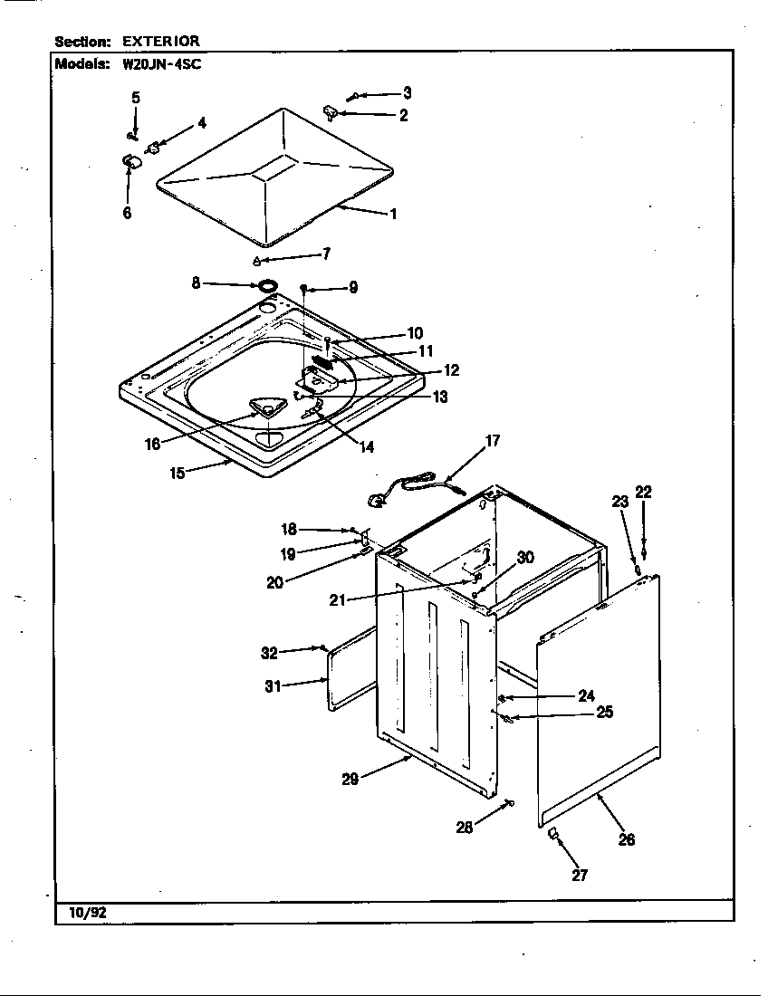 EXTERIOR (W20JN4SC)(REV. A)