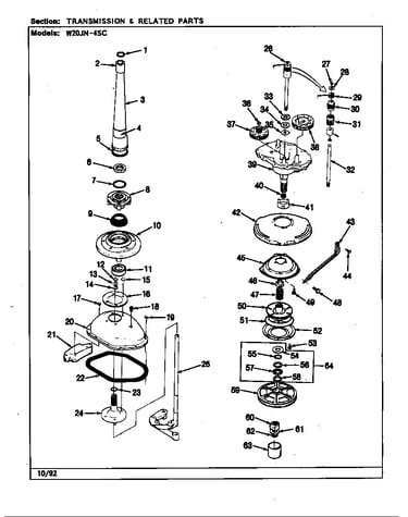 Transmission (w20jn4sc)(rev. a)