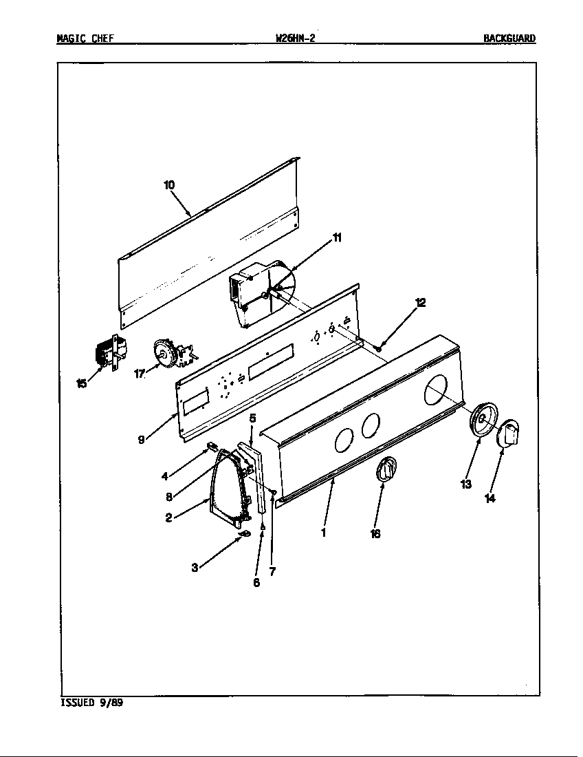 Control panel (rev. a-d)